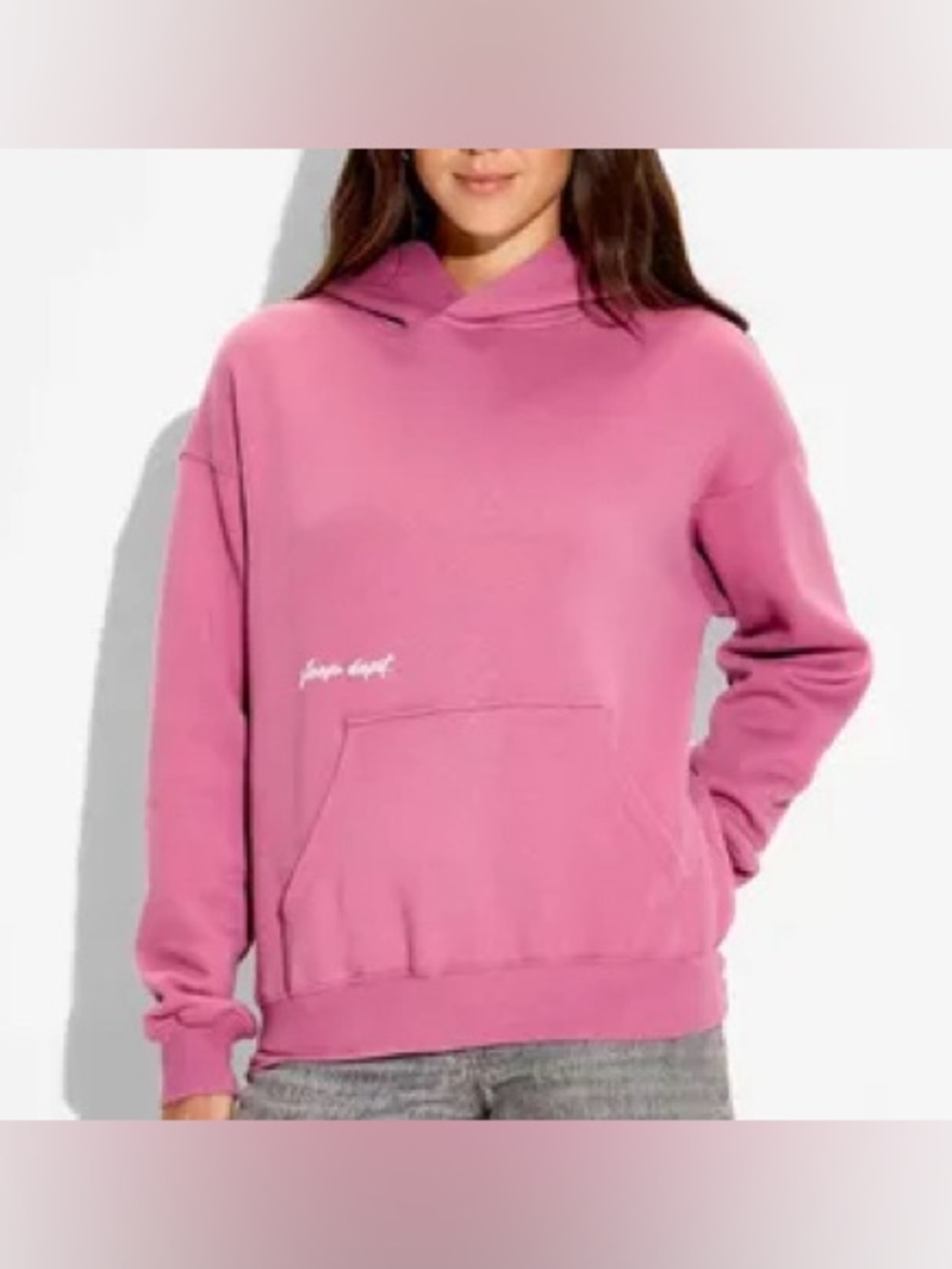 NWT Wild Fable Mauve Pink Sleep Dept Cozy Oversized Hoodie Sweatshirt M - Picture 1 of 10